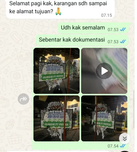 Pengiriman Papan Bunga Selamat Balai Samudera Kelapa Gading