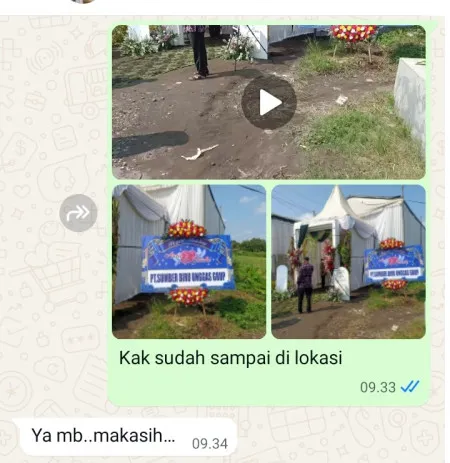 Pengiriman Karangan Bunga Balai Samudera Kelapa Gading