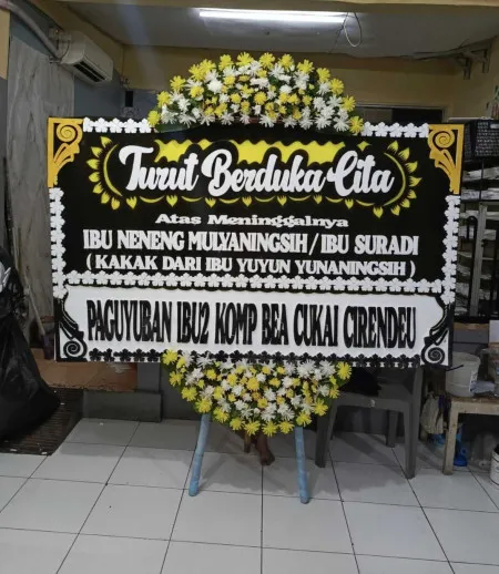 Papan Bunga Duka Balai Samudera Kelapa Gading
