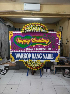 Papan Bunga di Balai Samudera Kelapa Gading