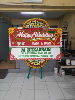 Papan Bunga di Balai Samudera Kelapa Gading