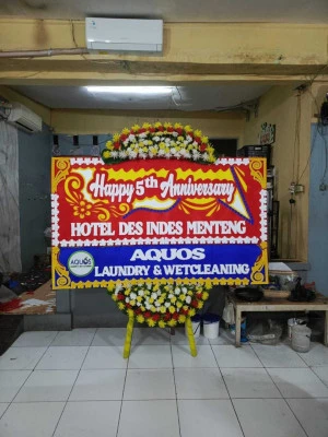 Papan Bunga di Balai Samudera Kelapa Gading