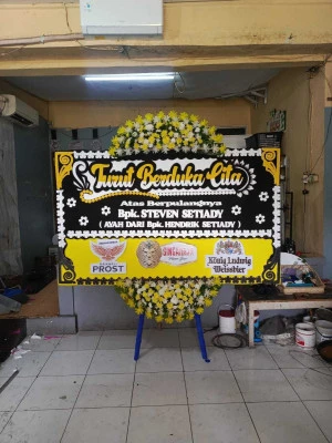 Papan Bunga di Balai Samudera Kelapa Gading