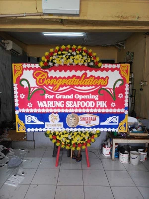 Papan Bunga di Balai Samudera Kelapa Gading