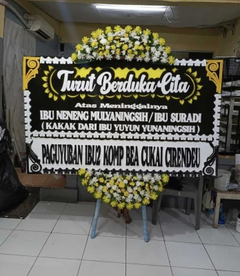 Papan Bunga di Balai Samudera Kelapa Gading