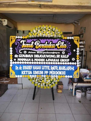 Papan Bunga di Balai Samudera Kelapa Gading